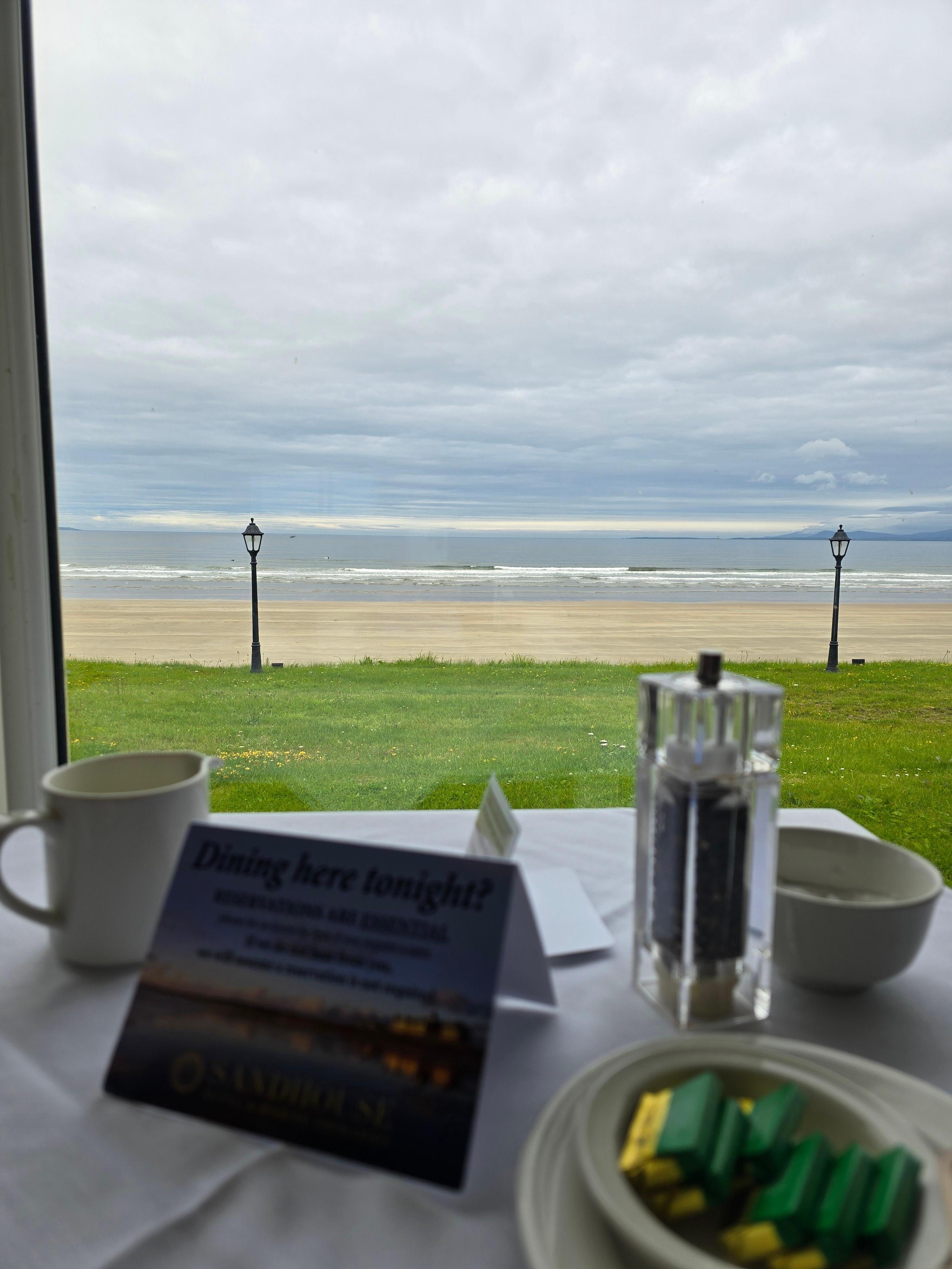 View from the restaurant.