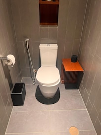 The most exclusive room comes with this