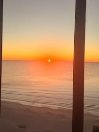 Sunrise from the living room…