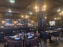 Beautiful historical, moody Savoy Restaurant and Bar.