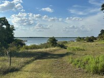 Path to the water from the vacation home.
