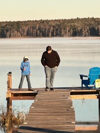 Cousin time at Lake Nellie