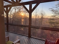 Morning view from the deck