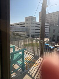 Balcony plus my finger lol