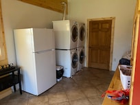 2 washers and dryers extra frig if needed