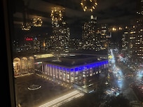 Lincoln center from the rooftop bar.