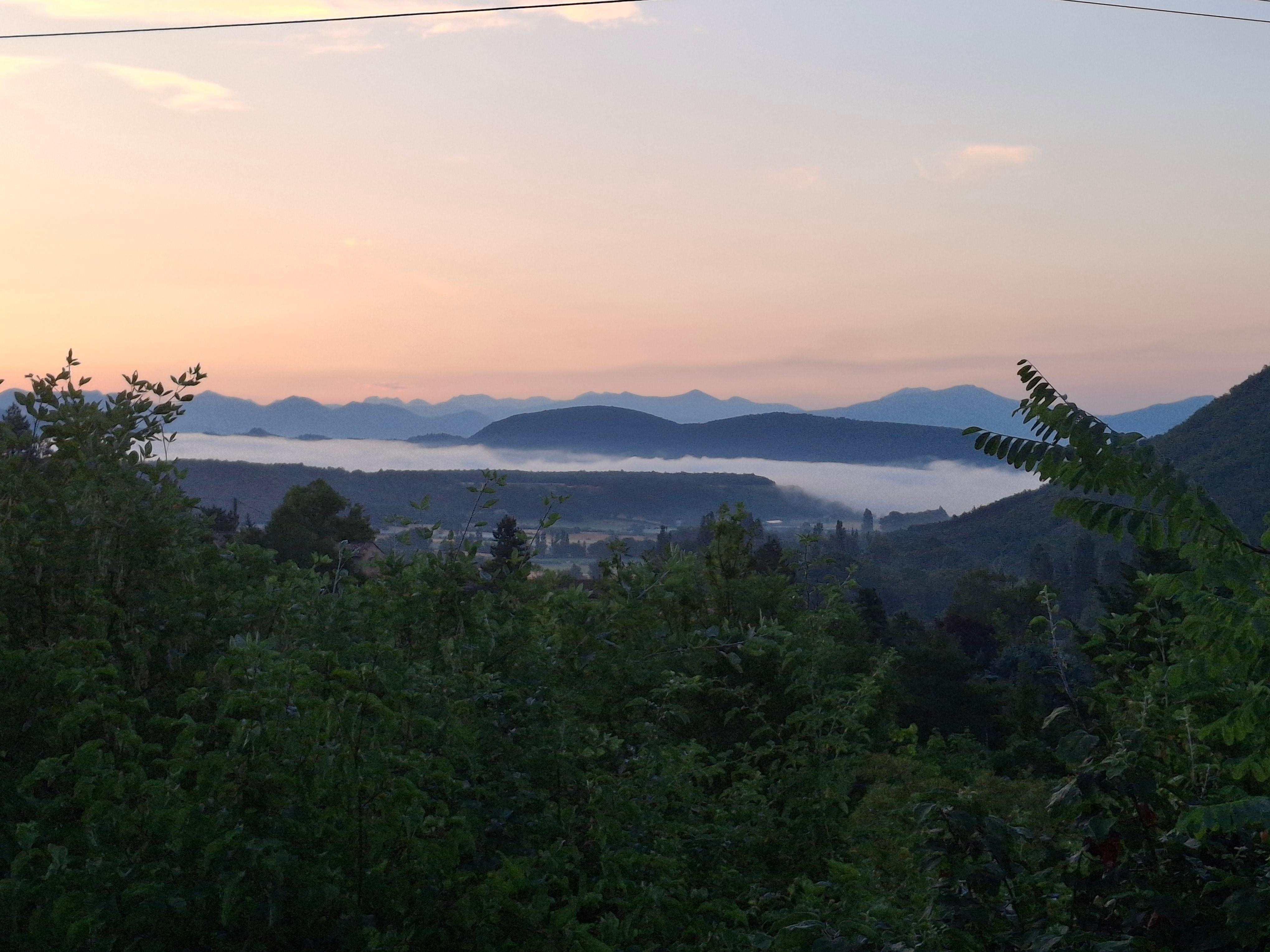 Vue le matin