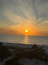 Sunset from the balcony