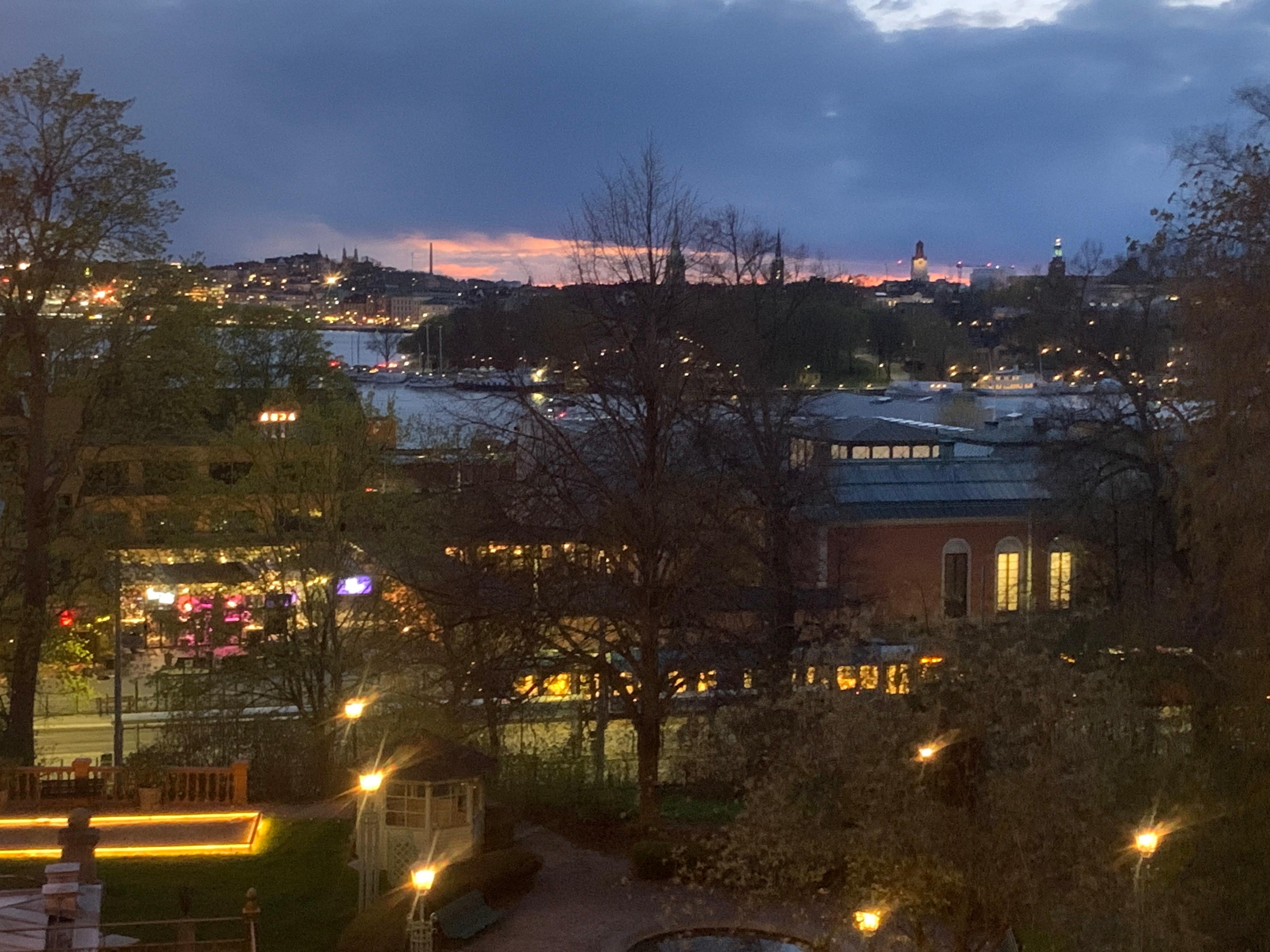 Utsikt från hotellet.