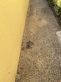 Walkway outside our room