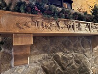 Beautiful one of a kind mantel