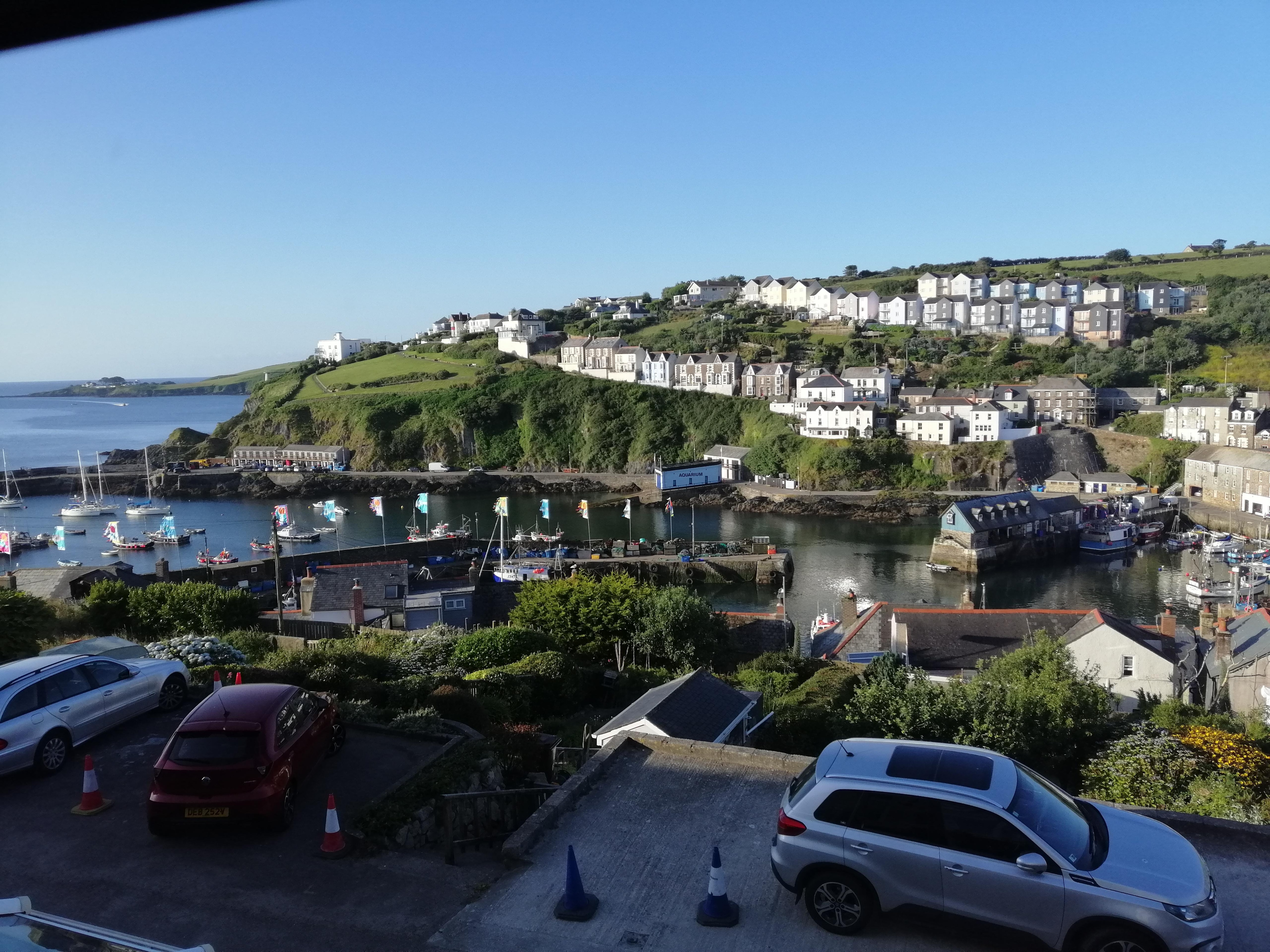 Early morning view down to the Harbour