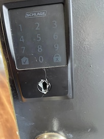 Broken key lock