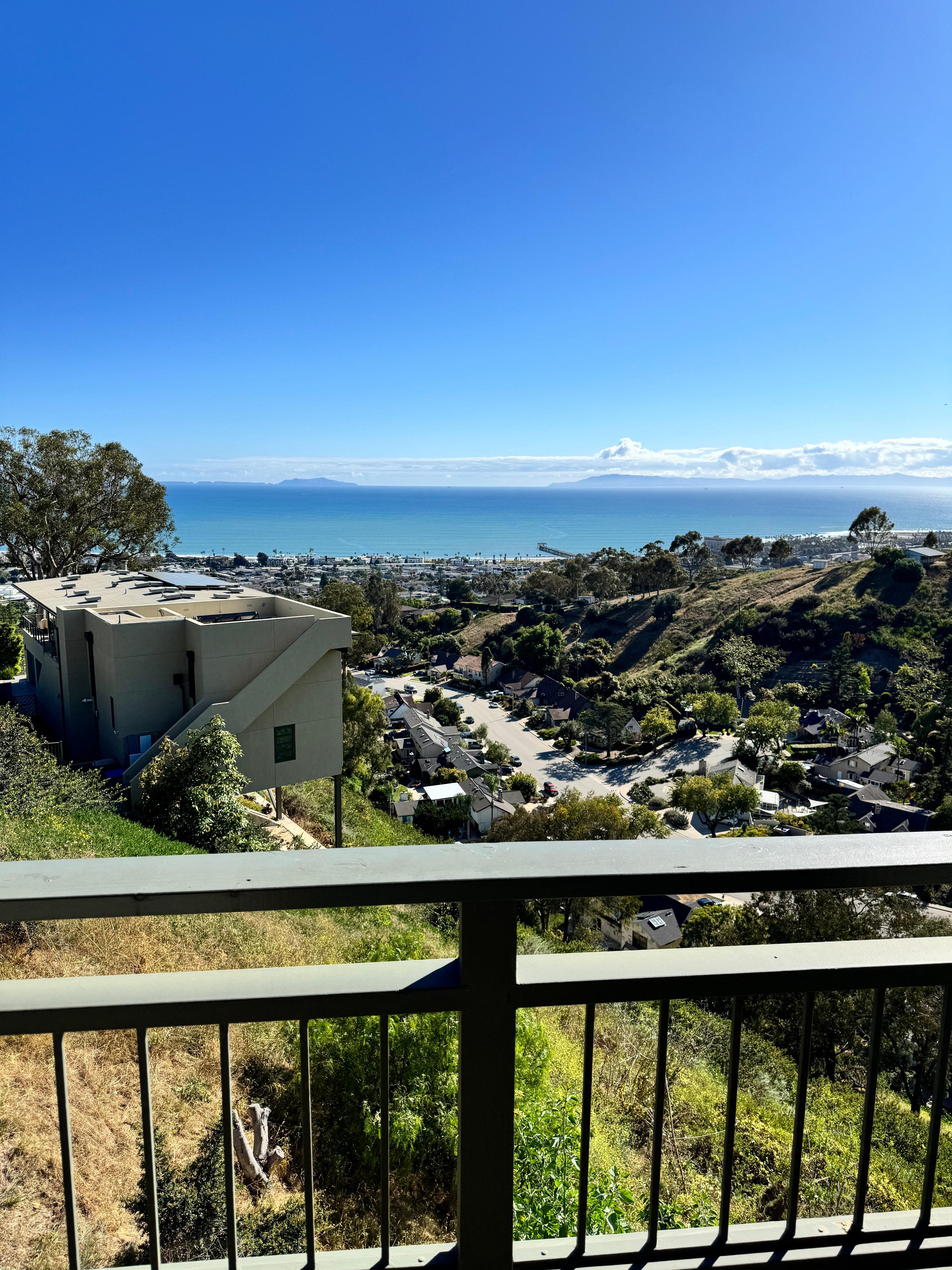 Ocean view from balcony. This is your view from the entire side of the house!! Even in the kitchen!!