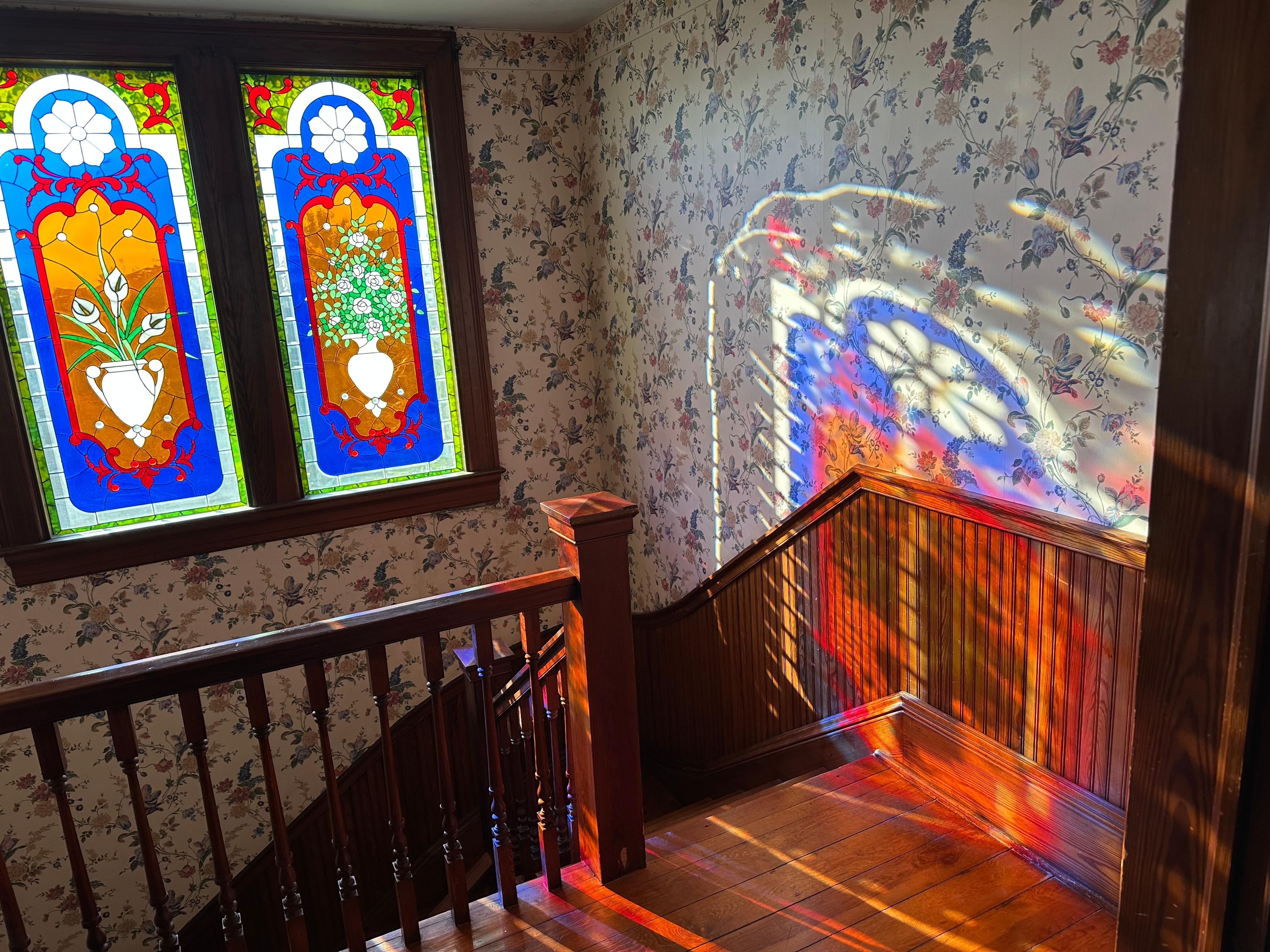 3rd floor strained glass