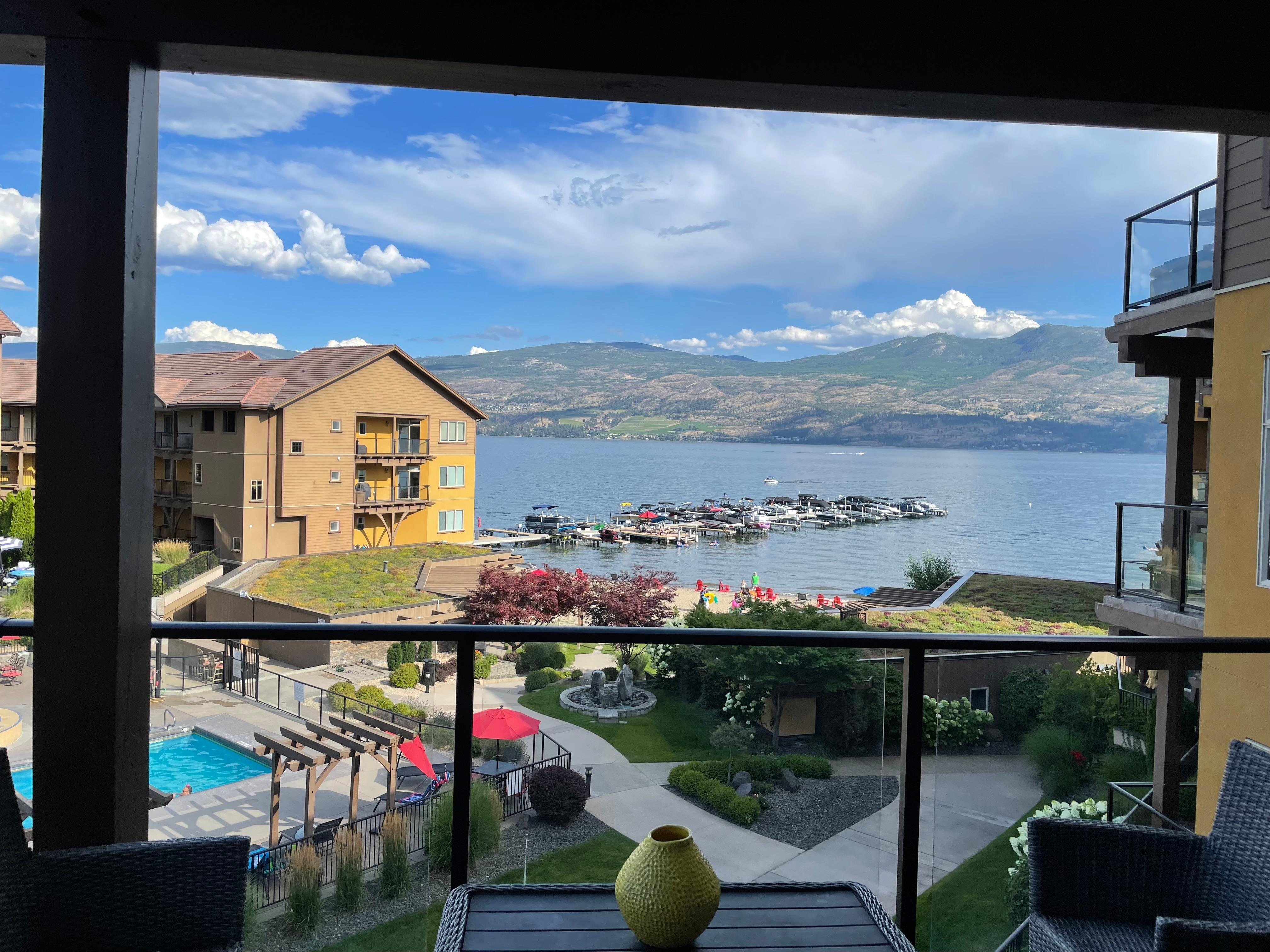 View from inside the unit