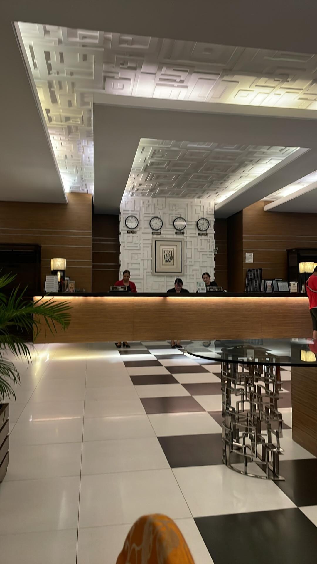 Hotel lobby