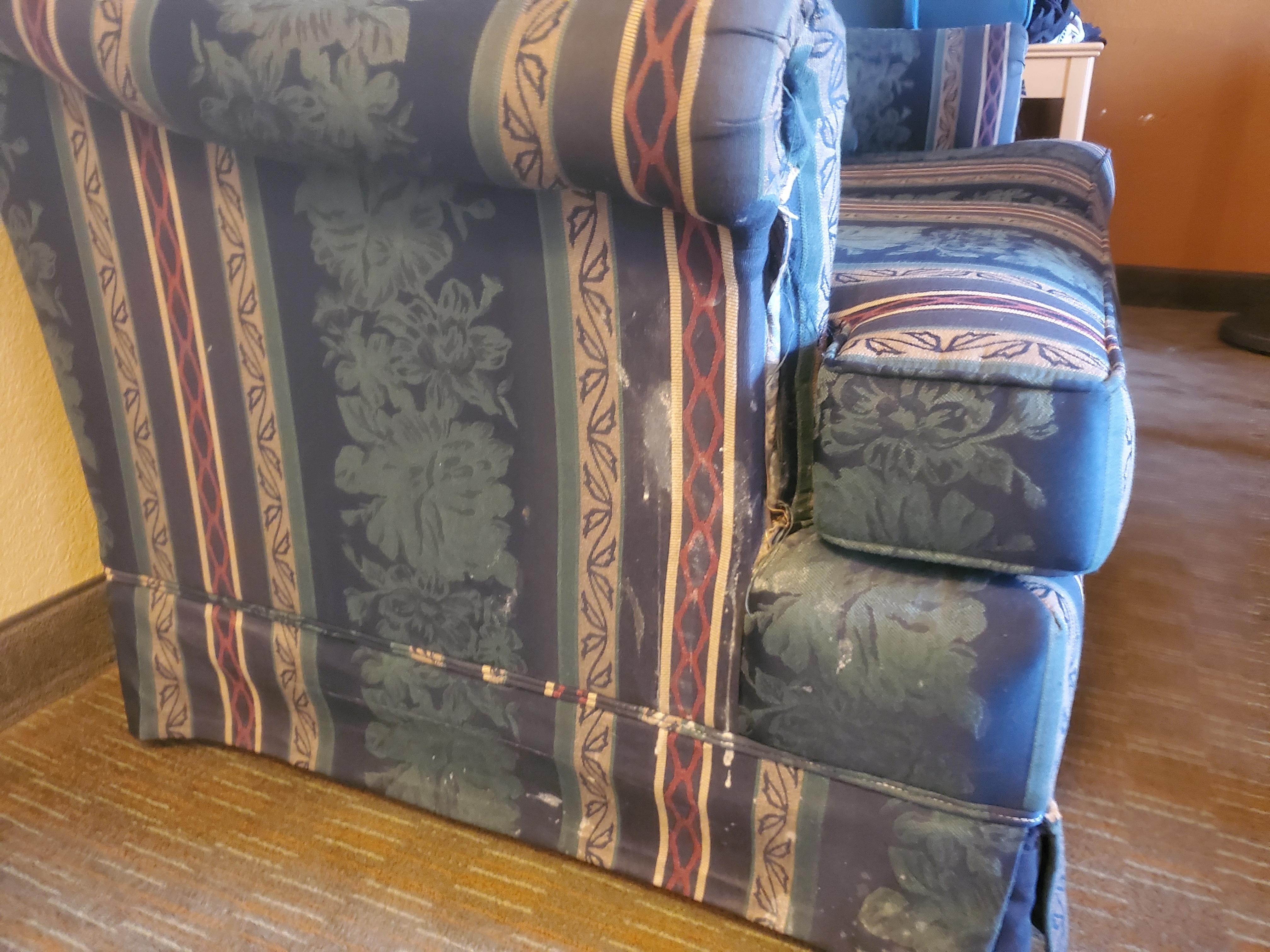 Brogurt stained couch 