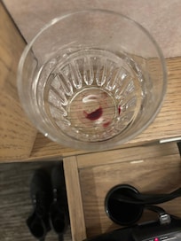 glass left in our room upon arrival
