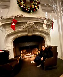 Main fire pit @ lobby