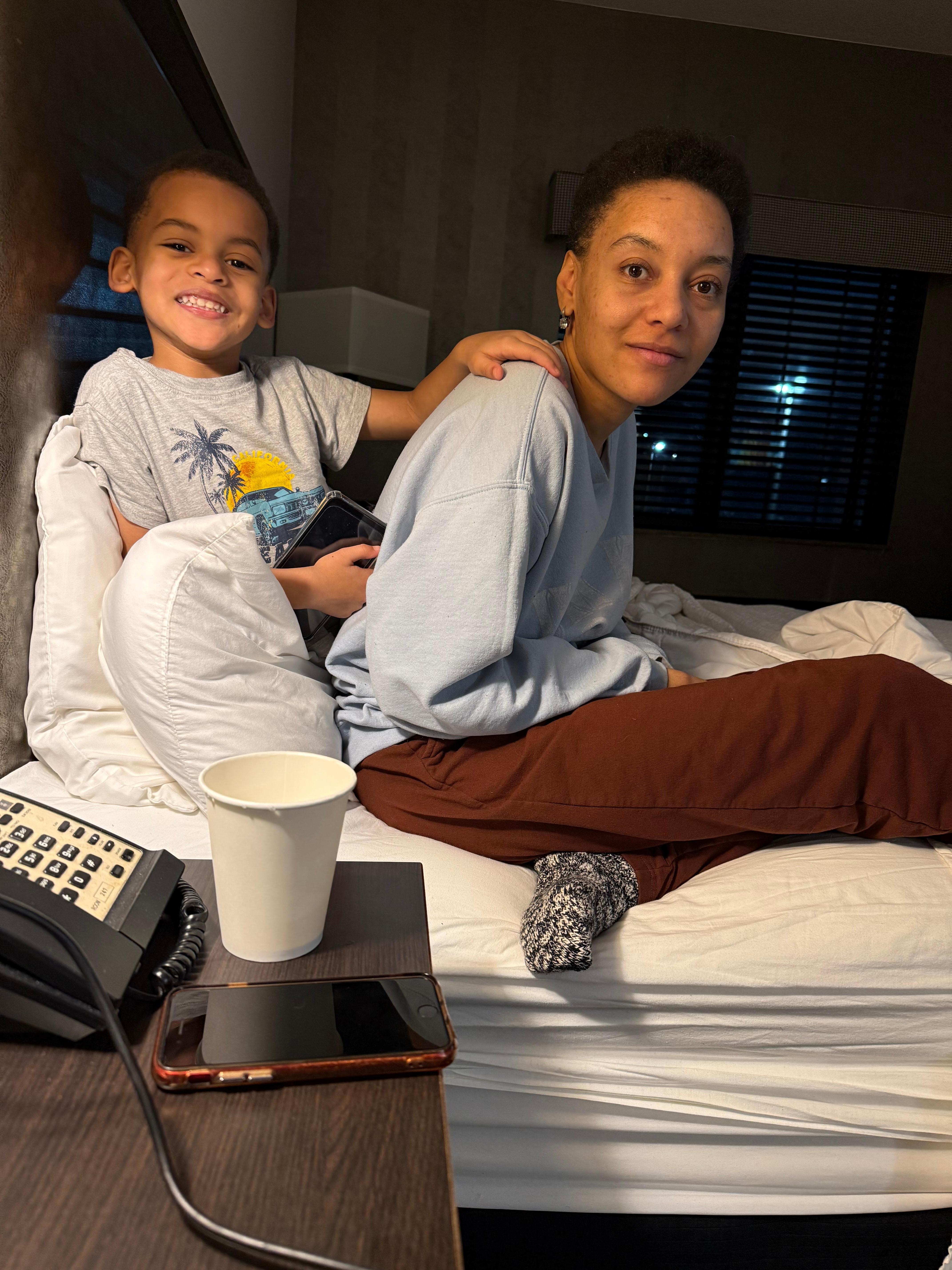 My Grandson came to visit