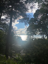 Beautiful view from the deck.