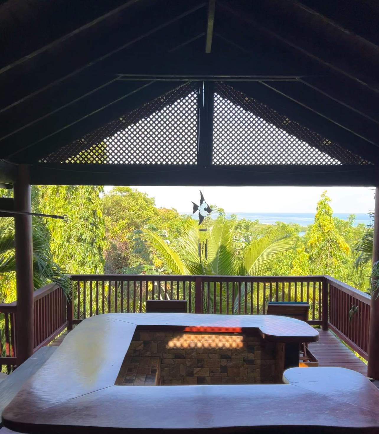 The vegetation is overgrown and would have been nice to have a better view of the sea.