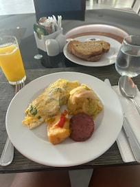 Made to order omelette