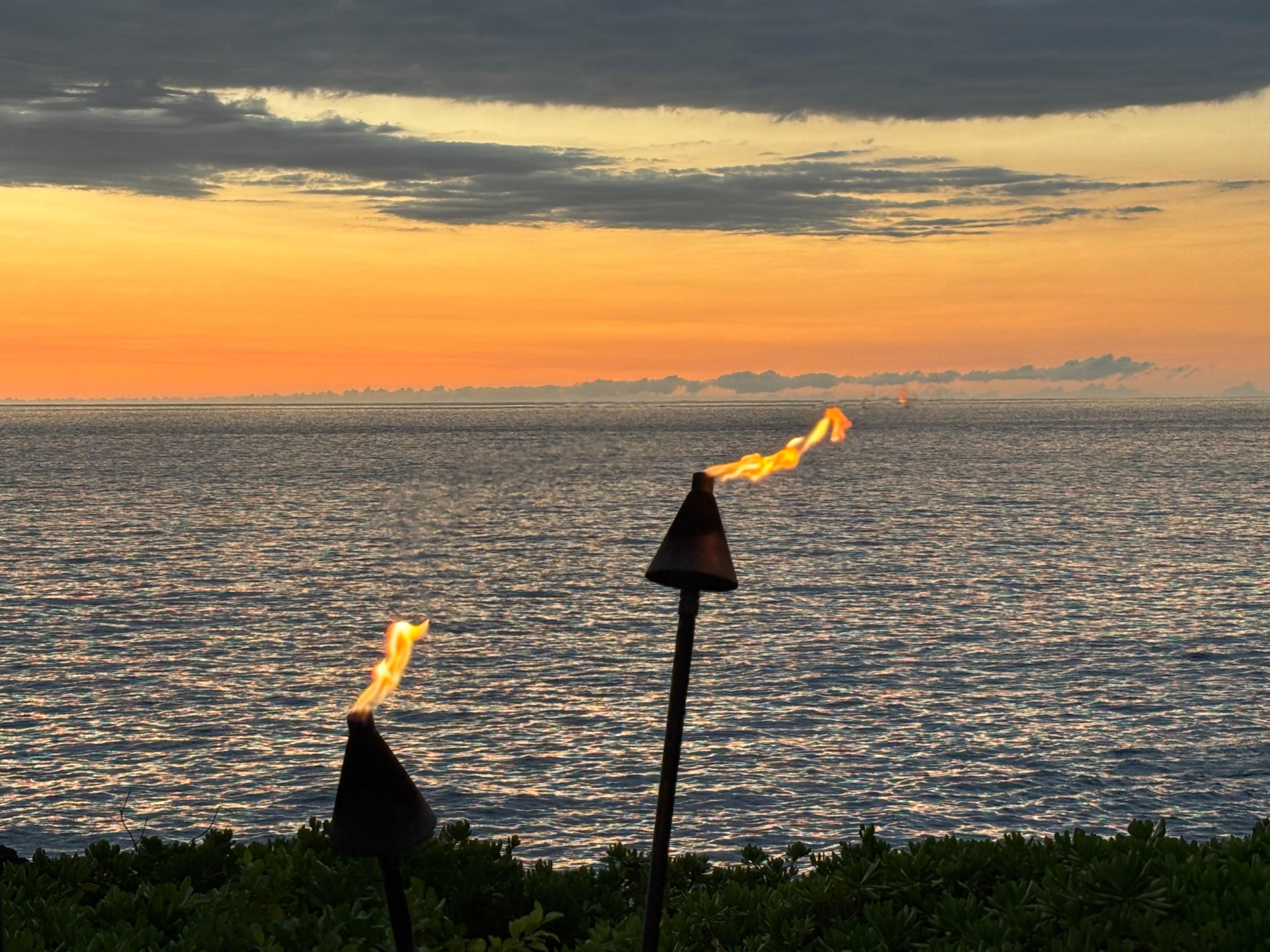 Sunset shot from second pool