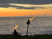 Sunset shot from second pool