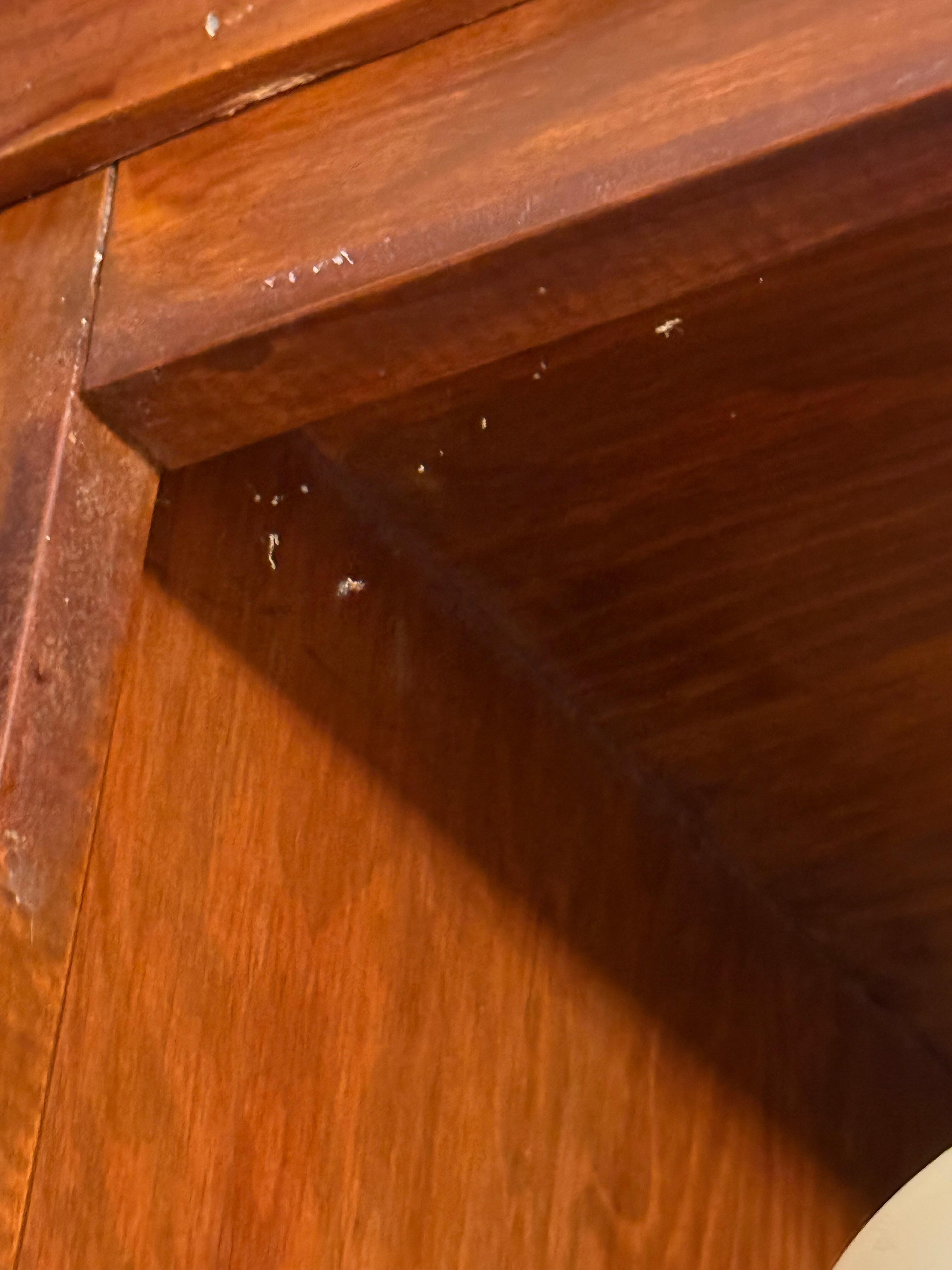 cobwebs with the dishes.