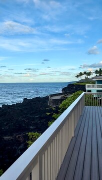 View from the deck looking SW towards the 2018 eruption flow