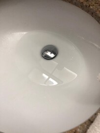 Sink again about 10 mins later still not drained