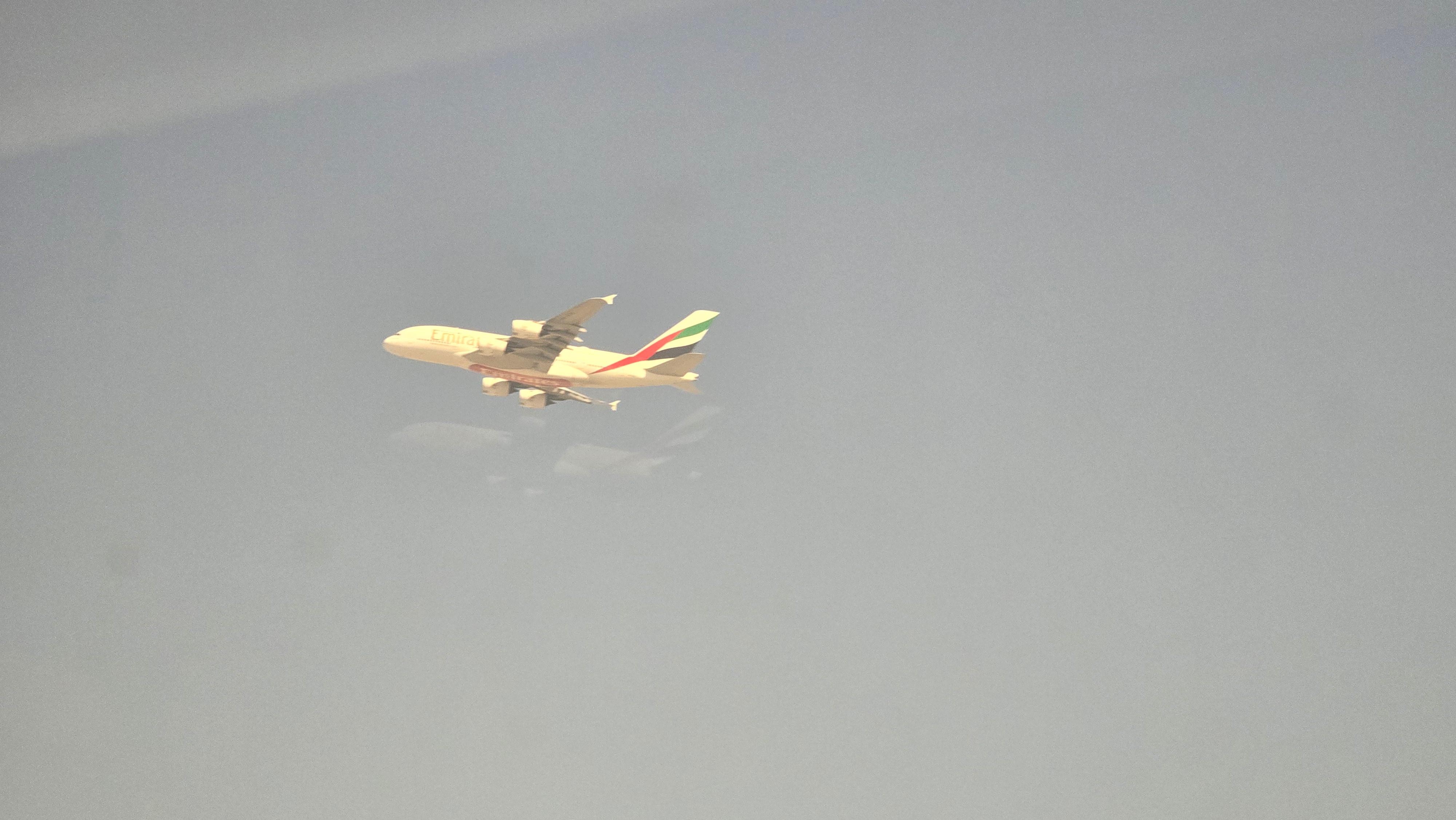 Sea View A380 flying pass