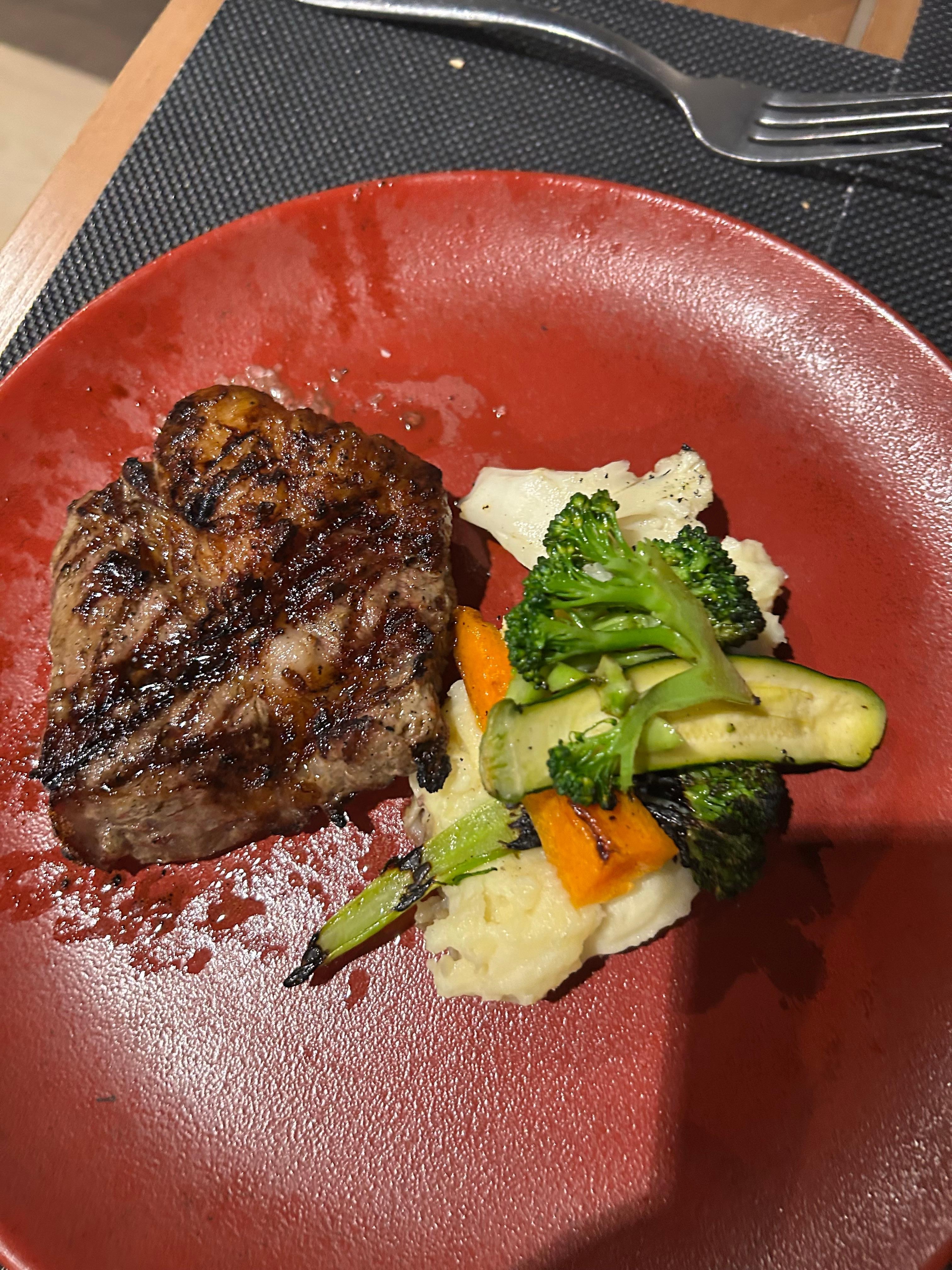 Go to the steakhouse!