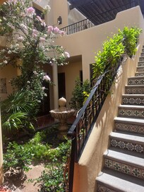 Beautiful courtyard.