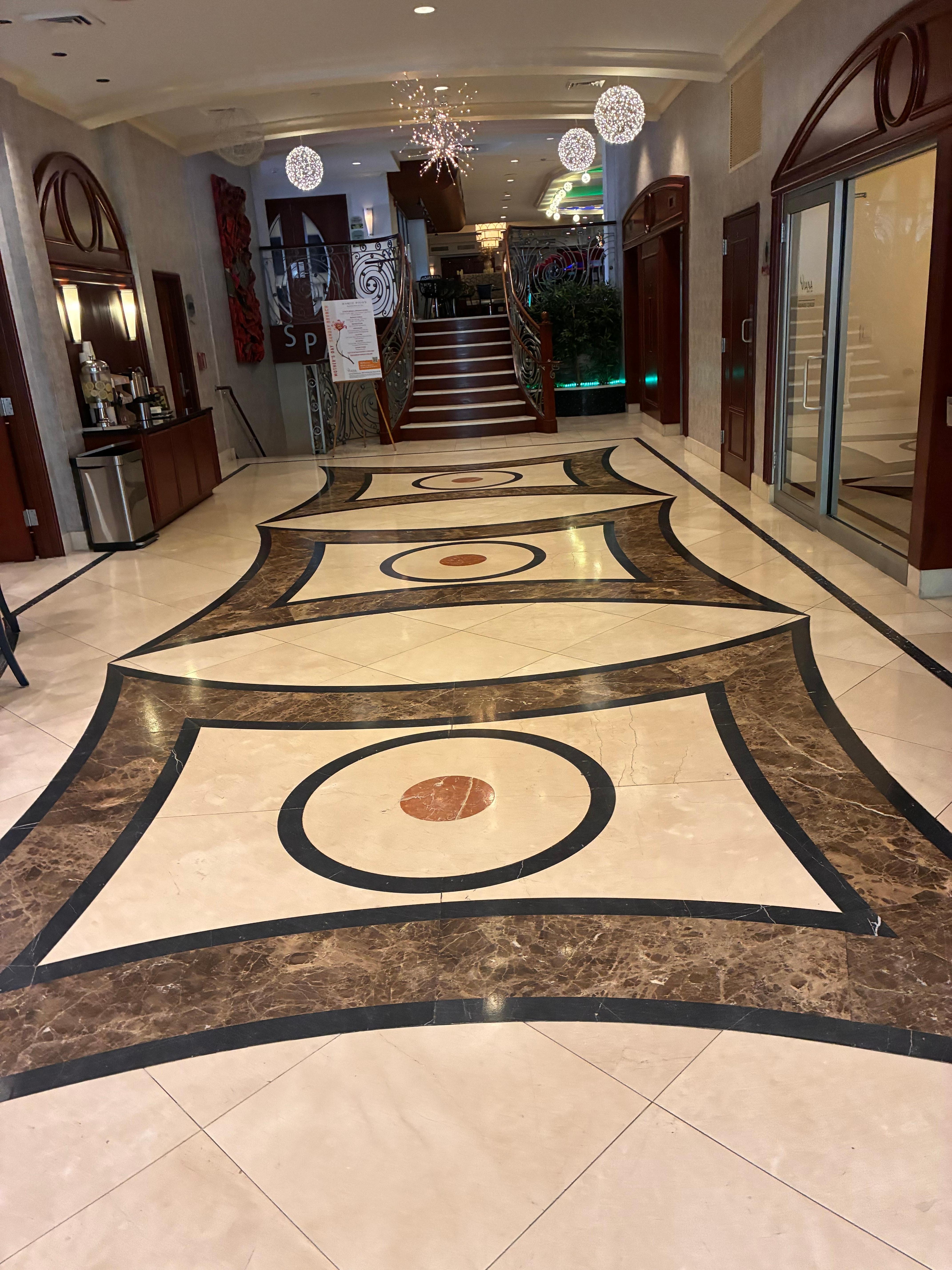As you walk in front entrance 
