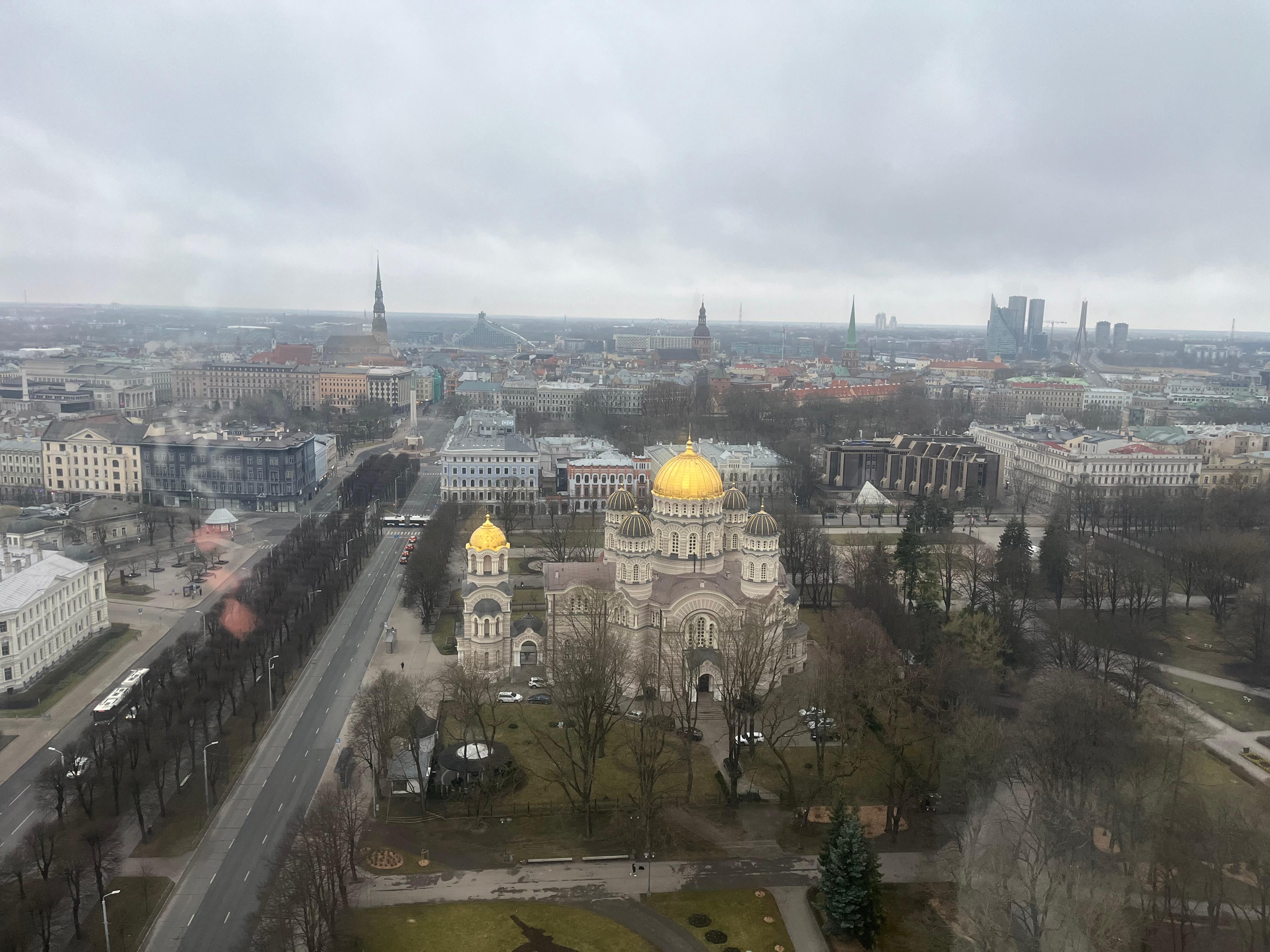 View from hotel room