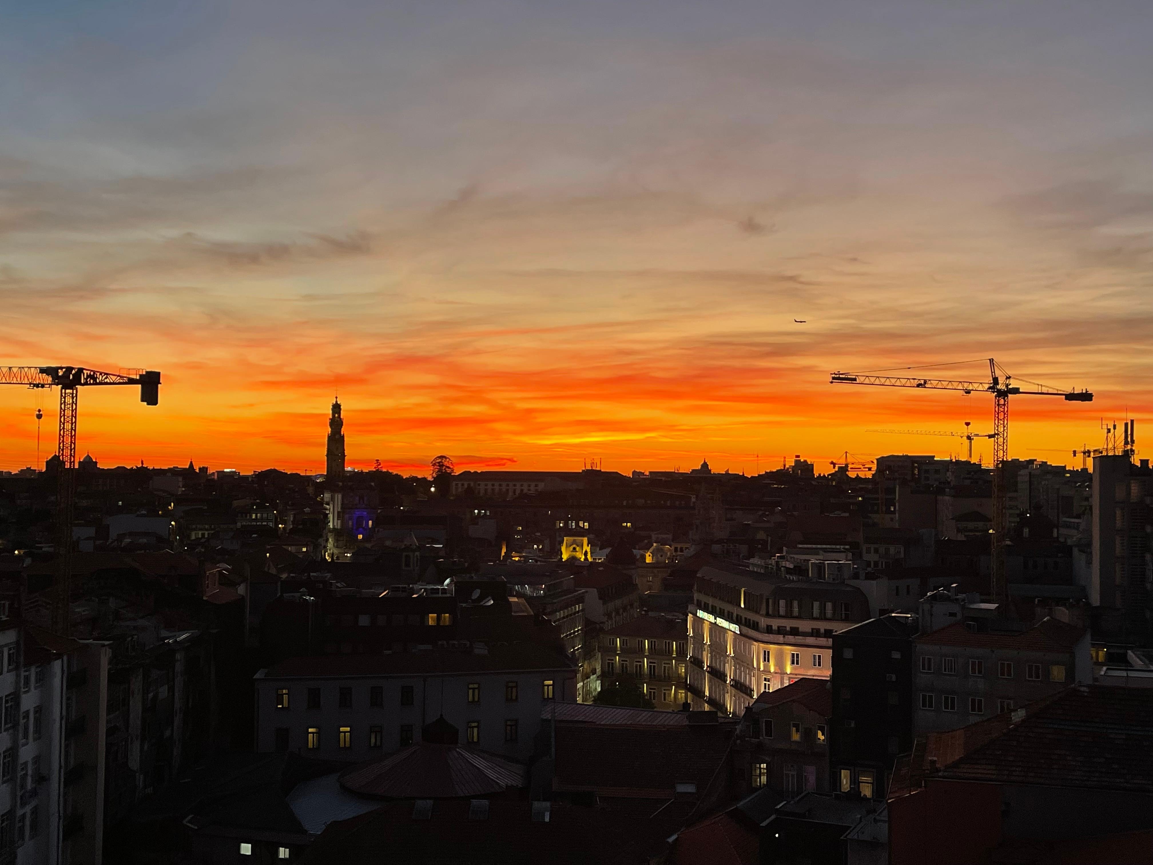 Bilde fra hotellrommet