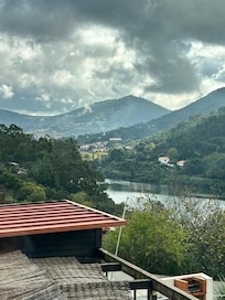 View to the left of deck.