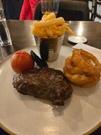 Steak and chips
