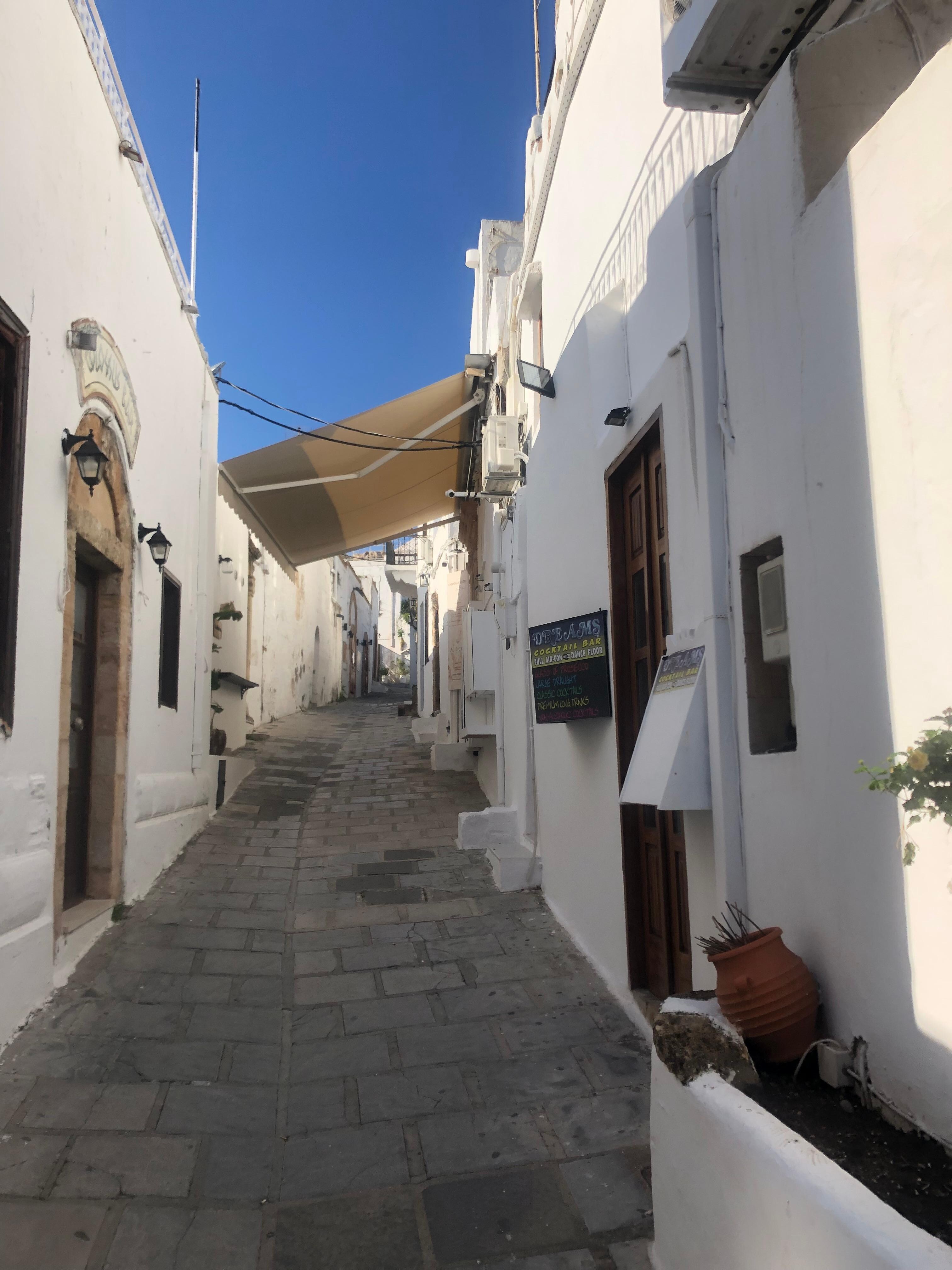 The streets of Lindos!