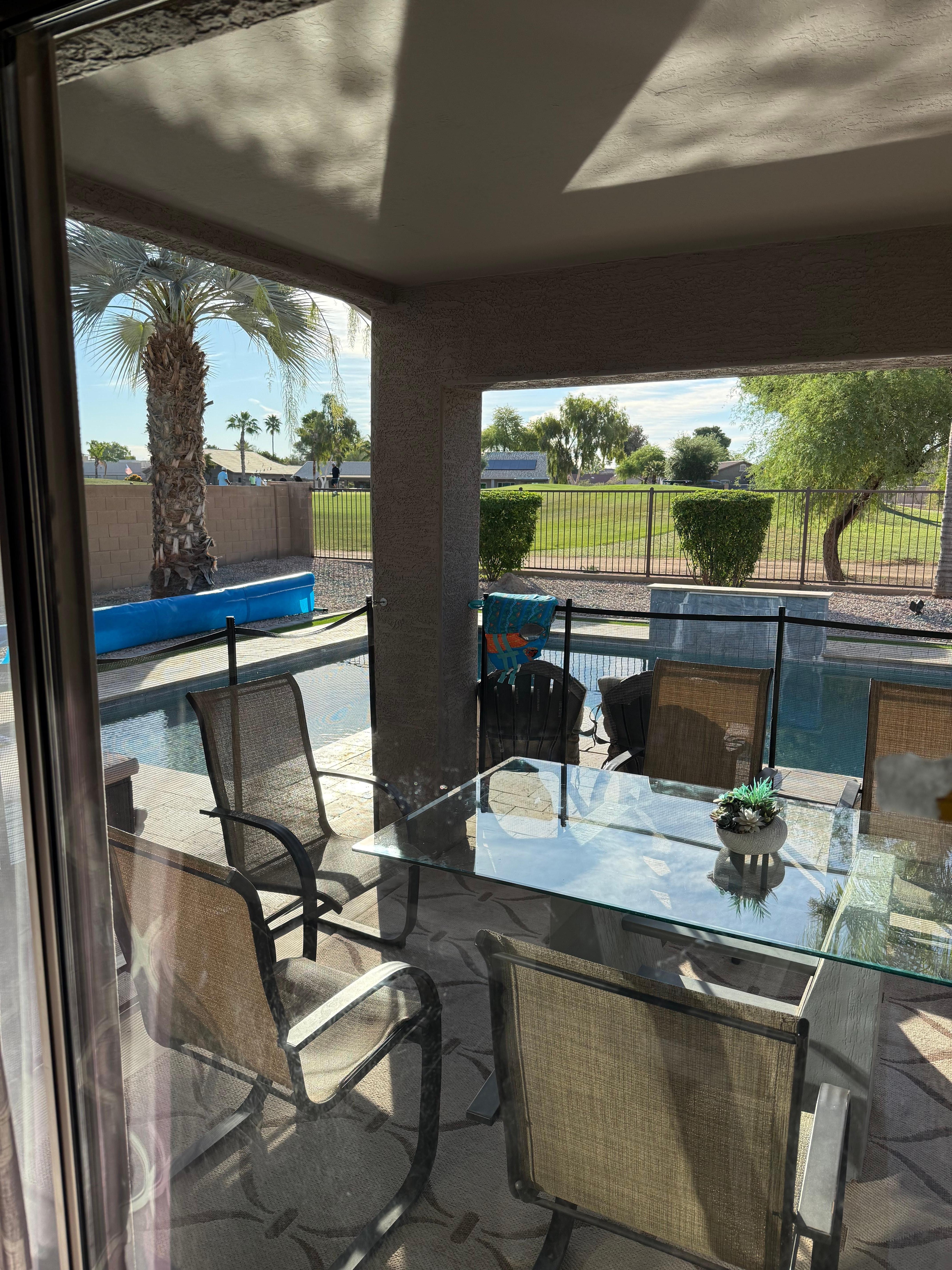 We enjoyed watching all the golfers! 