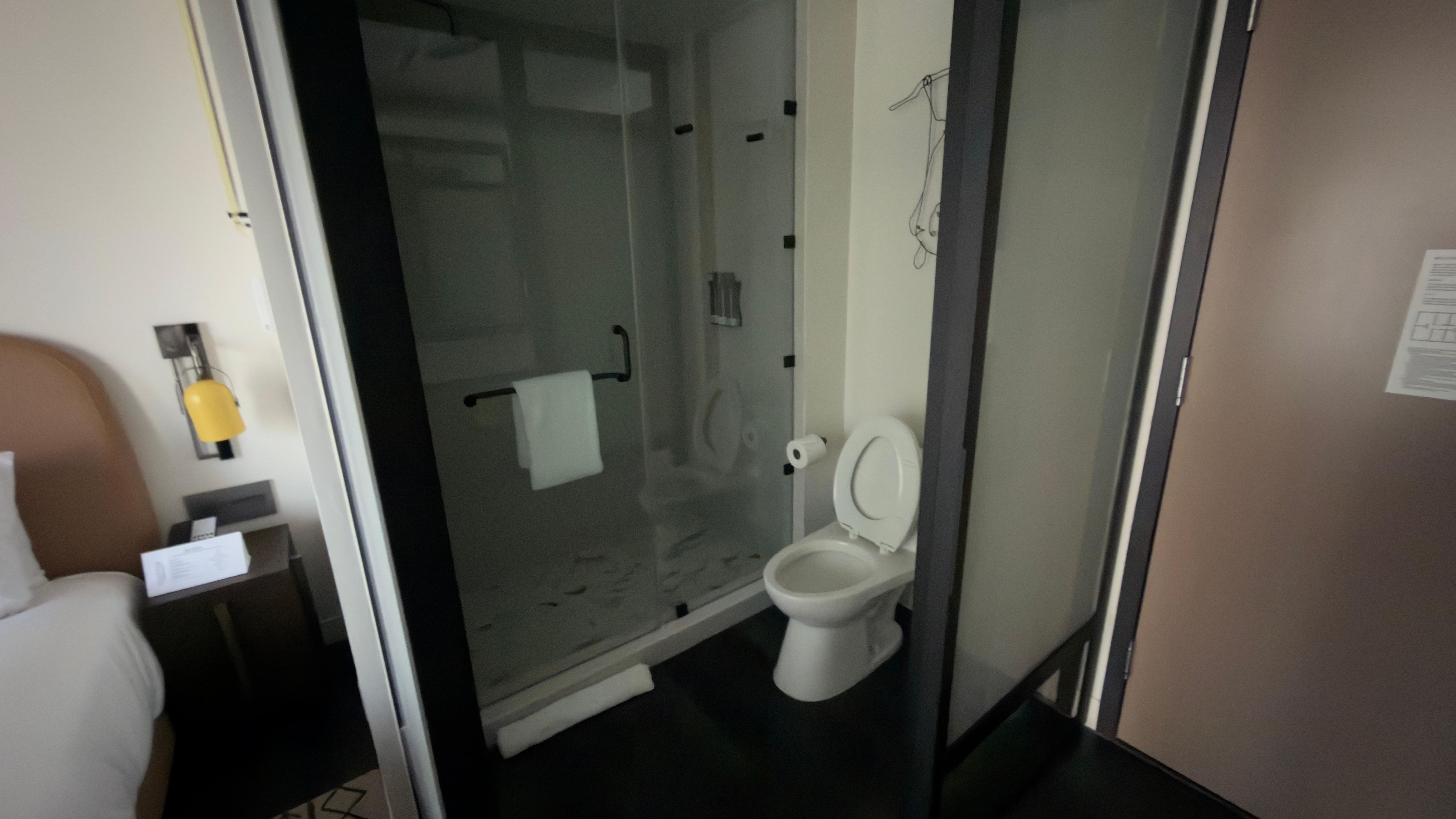 The solo traveler would love this minimalist designed room 