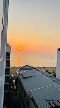 The sunset view from the room