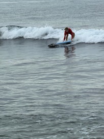 Our teenage novice surfer