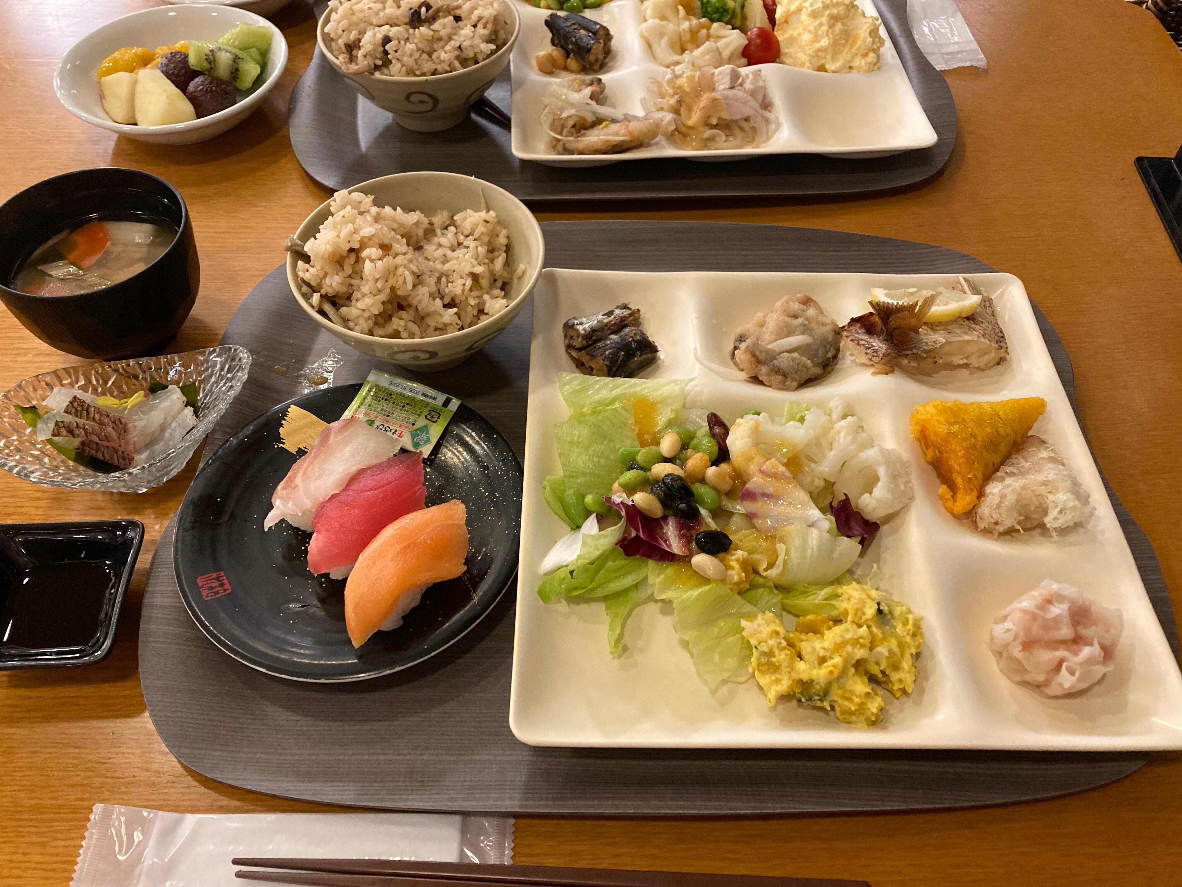 バイキング夕食