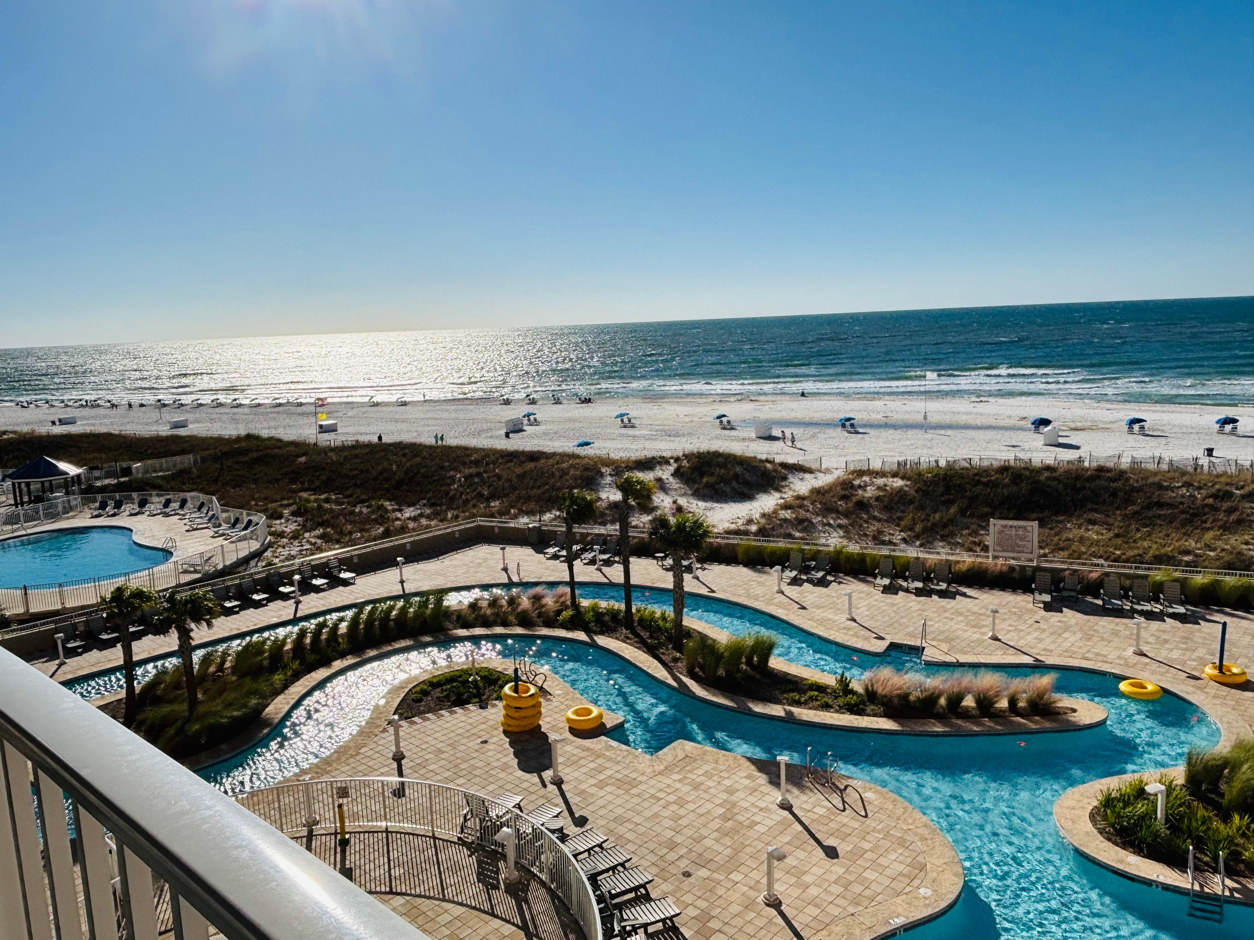 Our view from the balcony. 