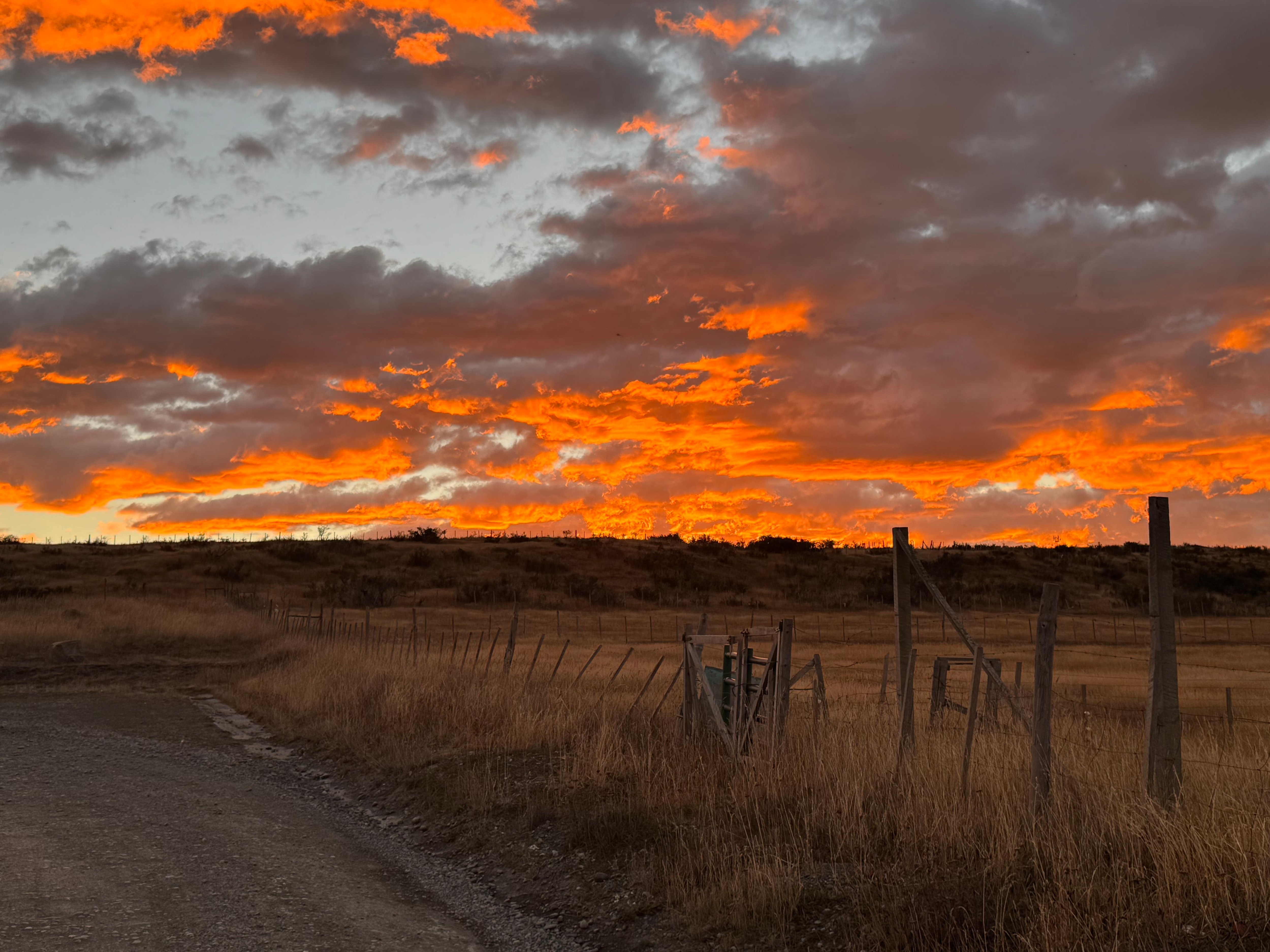 morning sunrise from the lobby 
