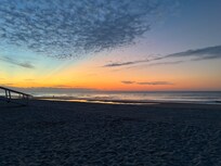 Morning walk on the beach.